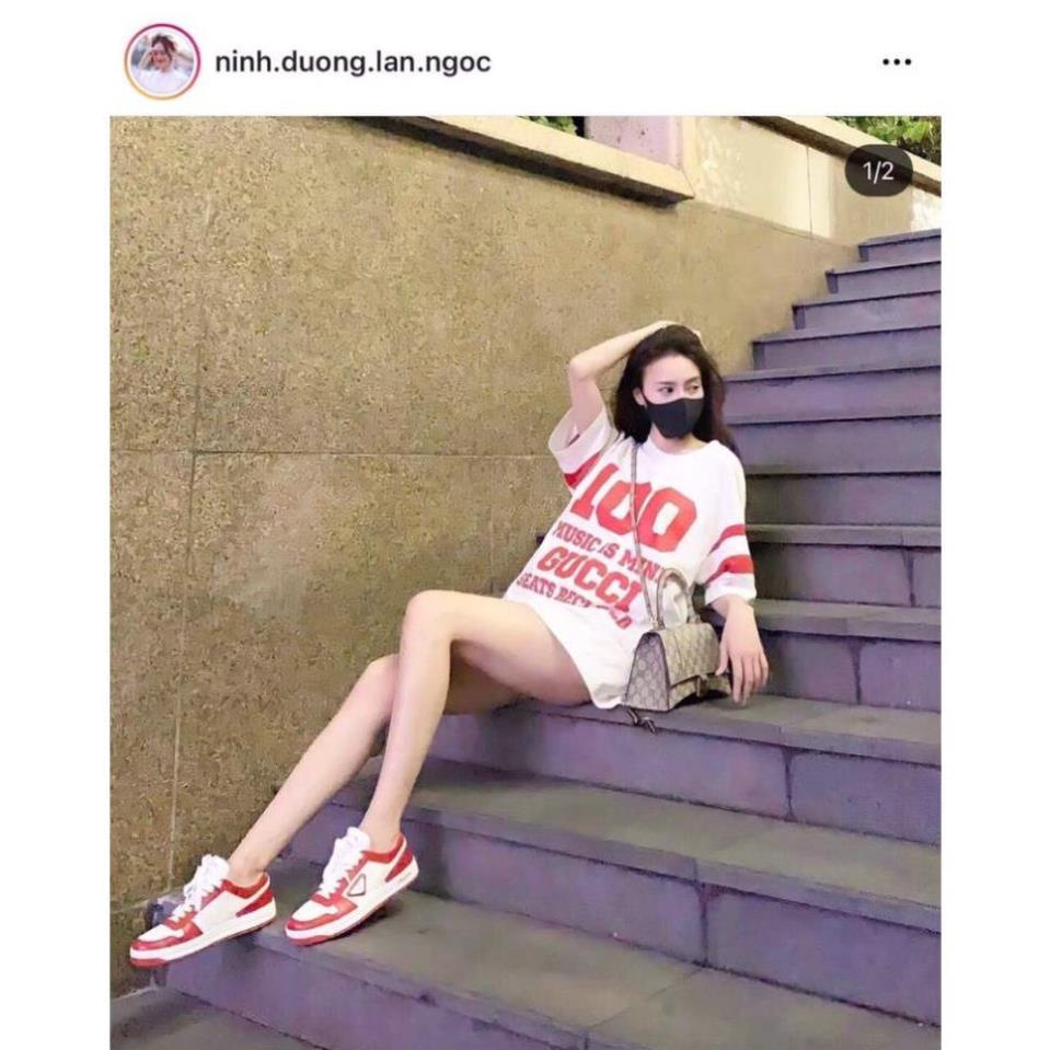 Áo phông GUCCI chữ đỏ 100 tay lỡ form rộng hàng cao cấp 🔥 ⚾️