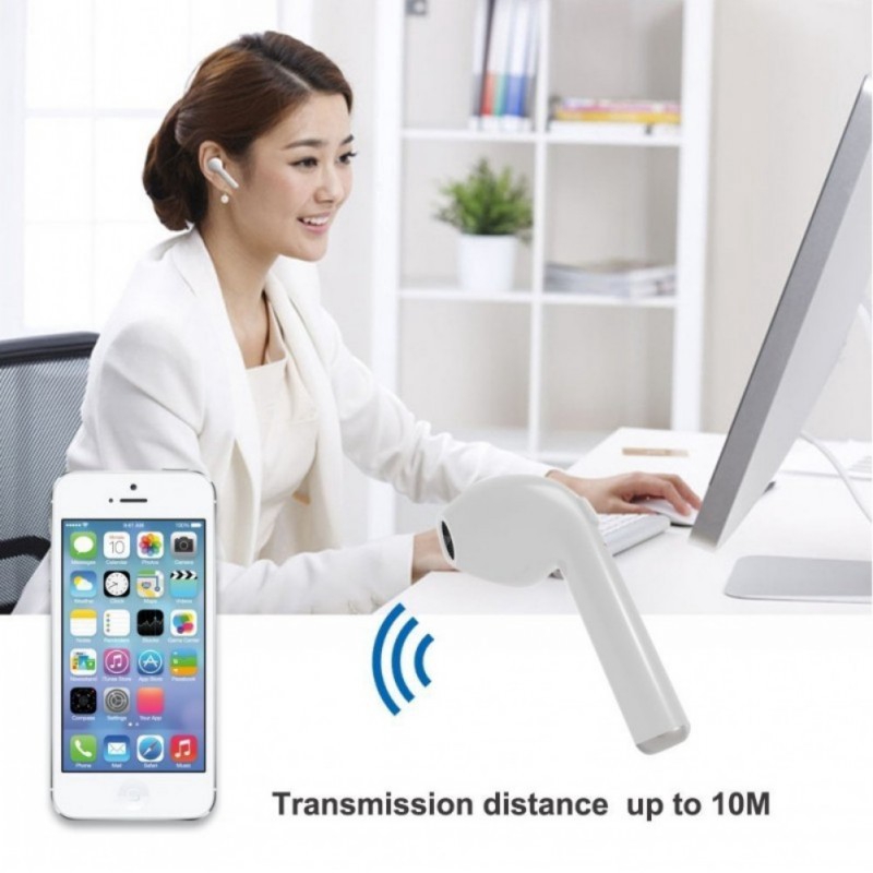 Tai Nghe Bluetooth Không Dây Mini Hbq I7s Tws V4.2