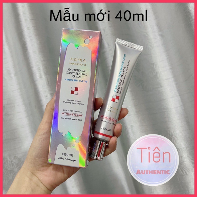 Kem Ngừa Nám Và Tàn Nhang Melasma-X 3D Whitening Clinic Cream