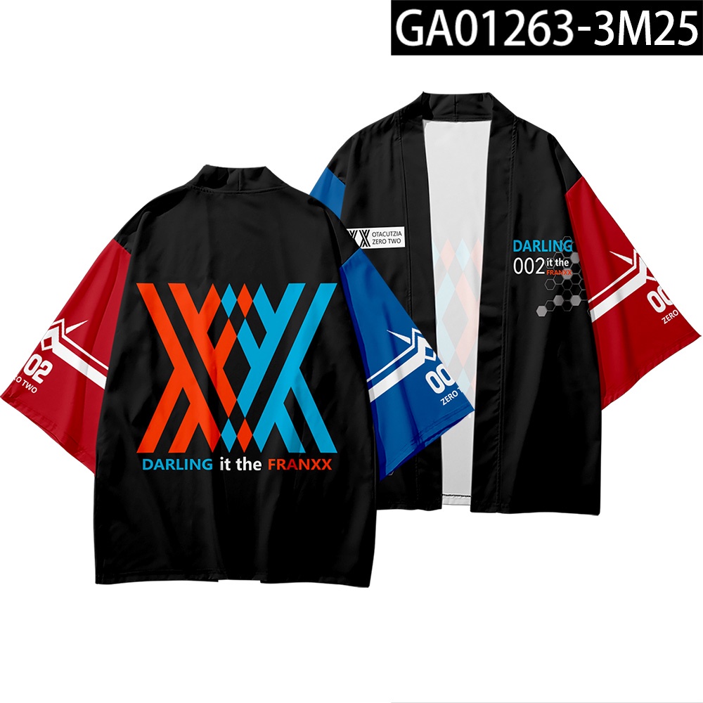 Áo Choàng Kimono Hóa Trang Nhân Vật Darling In The Franxx Quyến Rũ Cho Nam Nữ