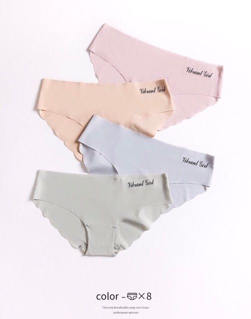 Set 10 Quần Lót Đúc Su Trơn Viền Sóng 1028 | BigBuy360 - bigbuy360.vn