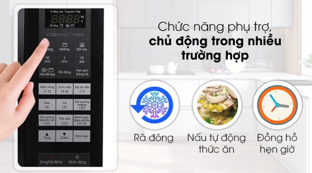 Lò vi sóng có nướng Panasonic PALM-NN-CT36HBYUE 23 lít (Miễn phí giao tại HCM-ngoài tỉnh liên hệ shop)