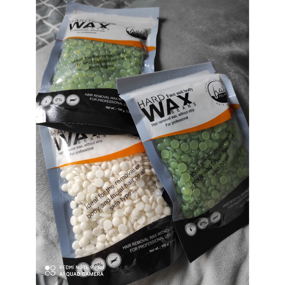 (MM2)Sáp wax lông nóng hạt đậu 100g tặng kèm que wax | BigBuy360 - bigbuy360.vn