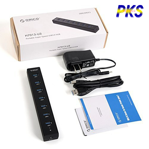 HUB chia 7 cổng USB 3.0 cao cấp chính hãng Orico H7013-U3