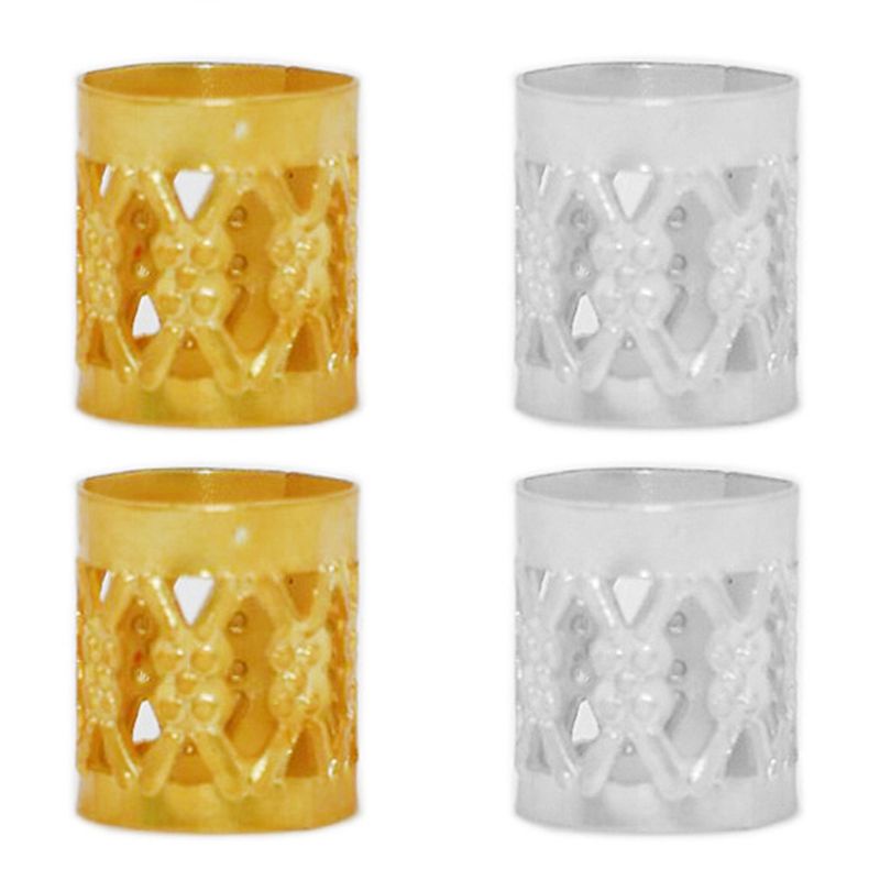 Set 90 Vòng Kim Loại Bện Tóc Thời Trang