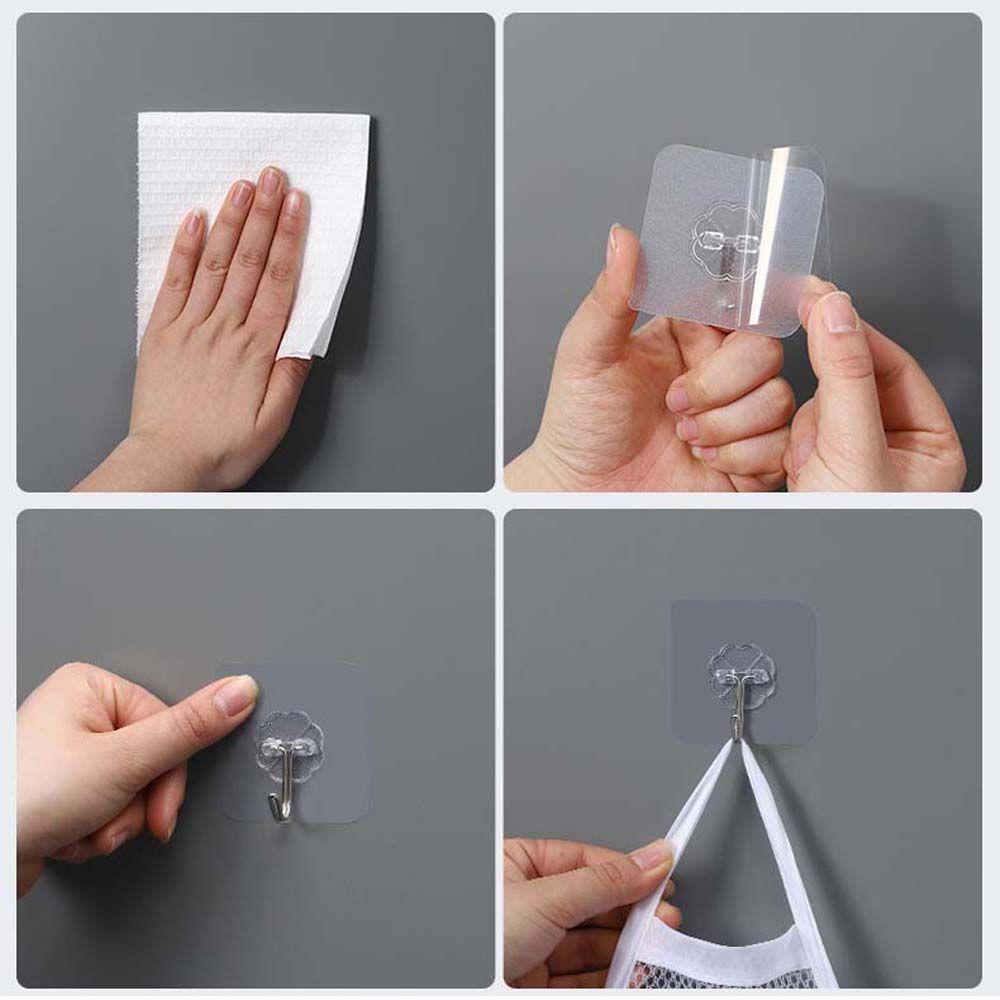 Giỏ Lưới Đựng Đồ Giặt / Đồ Dùng Gắn Tường Thoáng Khí Tiện Dụng Cho Nhà Tắm