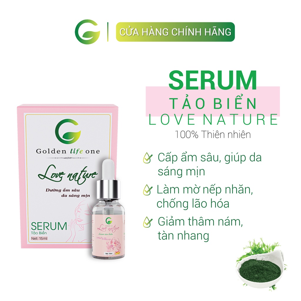 Serum giảm thâm nám tàn nhang Love Nature giúp phục hồi và tái tạo da 15ml