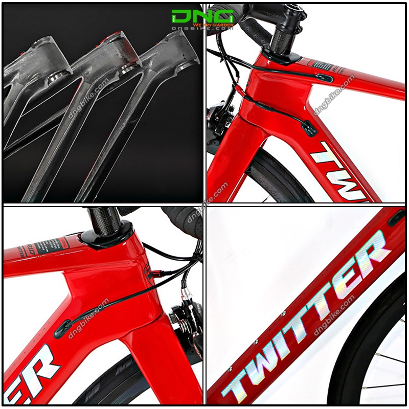 Xe đạp đua TWITTER R10 RS-22S phanh V size 46/48