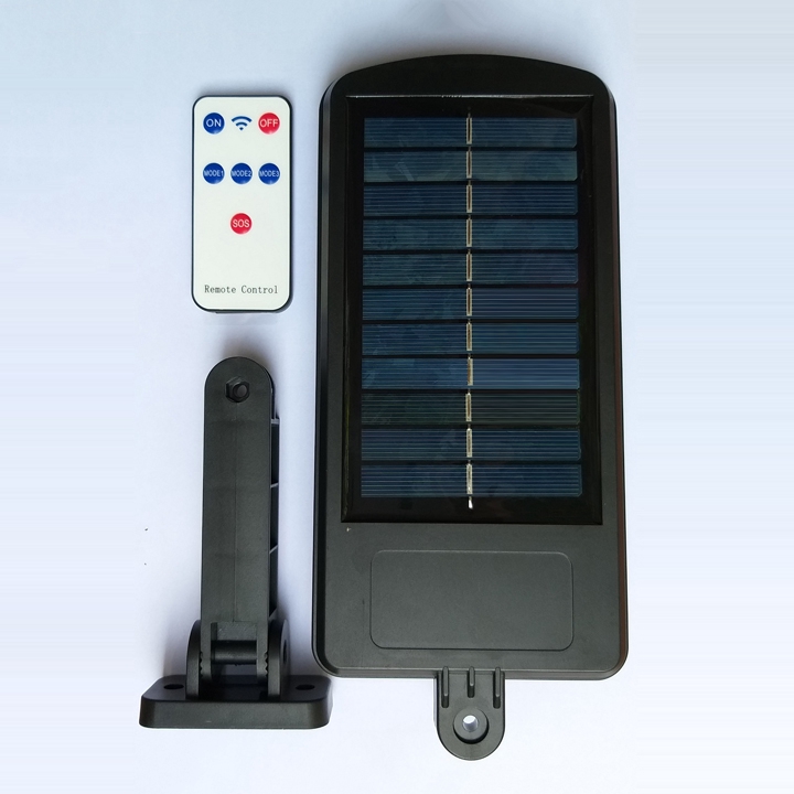 Đèn led cob 120 led năng lượng mặt trời liền thể cảm biến chuyển động