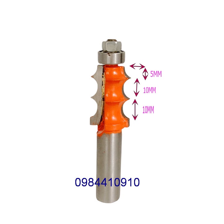MŨI PHAY, MŨI SOI ĐŨA 2.5 RĂNG CHỈ 10MM