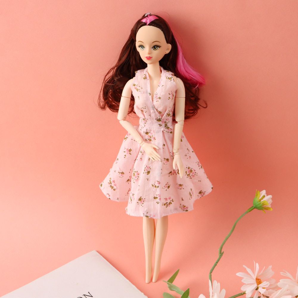 Đầu búp bê BJD DIY 3D nhiều màu sắc tỉ lệ 1/6 30