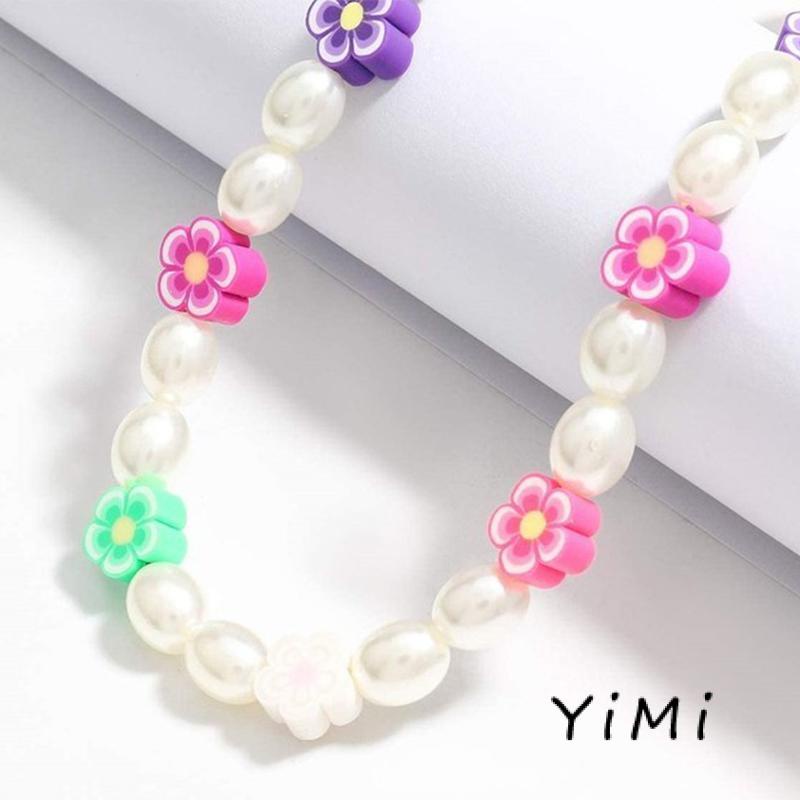 Vòng cổ Mặt Hình Vỏ Sò/Hoa Anh Đào/ Ngọc Trai Dễ Thương Cho Nữ