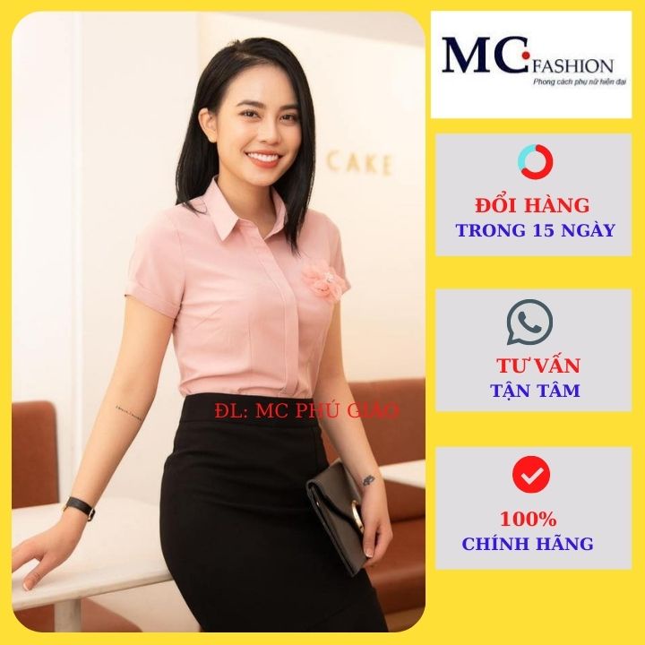 Mẫu Áo Sơ Mi Công Sở Đẹp A650 MC Fashion Silk Nhẹ Mát Dễ Chịu Thấm Hút Mồ Hôi Không Nhăn