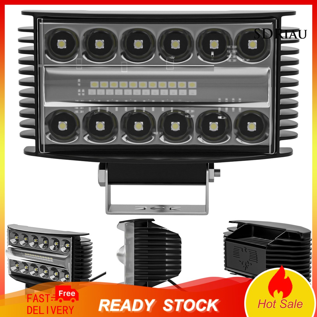 Đèn Pha Led 12 Bóng 30w Cho Xe Mô Tô