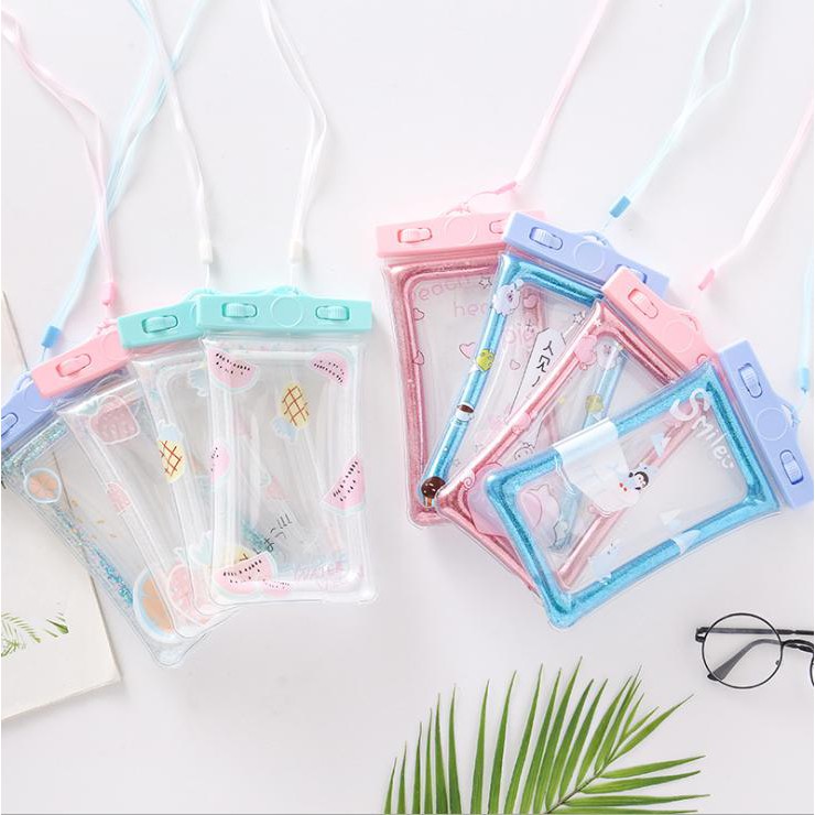 Túi Đựng Điện Thoại Chụp Hình Dưới Nước Có Phao Nhiều Hình - Túi Chống Mẫu Mới