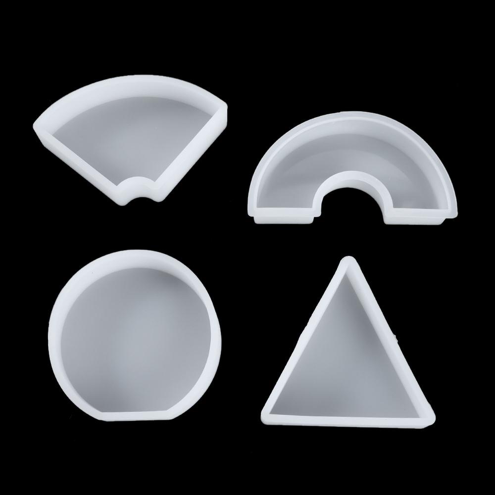 Khuôn Silicone Làm Nến / Xà Phòng Đất Sét DIY Bent1