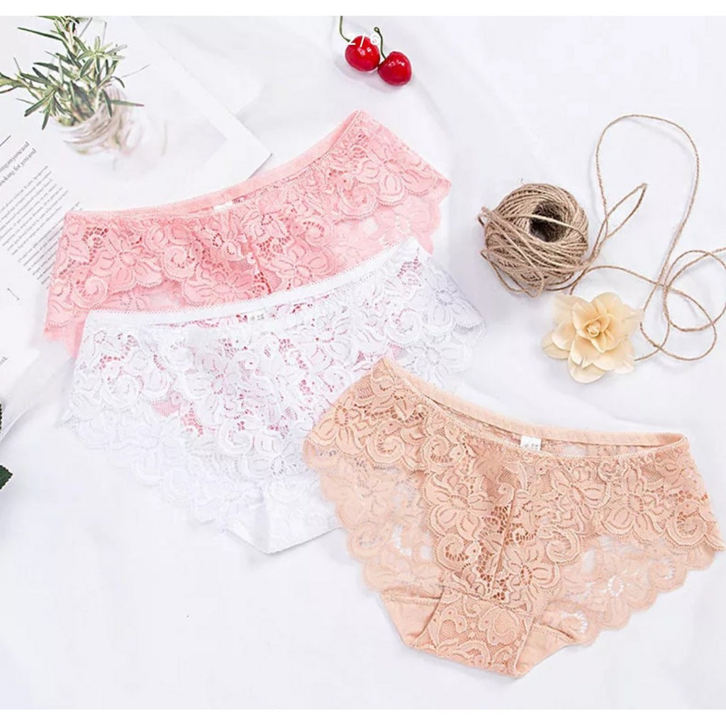 Quần lót nữ Combo 10 chiếc quần ren 153  Lót ren gợi cảm sexy