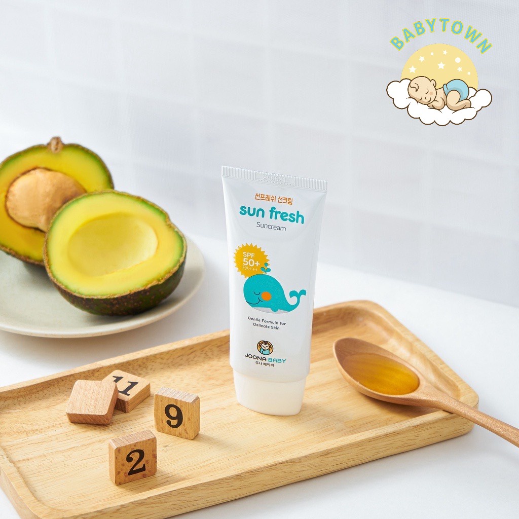 [CHÍNH HÃNG] Kem chống nắng cho bé Sun Fresh - Jonna Baby SPF 50+/ PA+++ 50ml