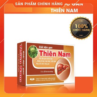 (Mới) Giải độc gan Thiên Nam – Hỗ trợ bảo vệ gan (Hộp 100 viên)