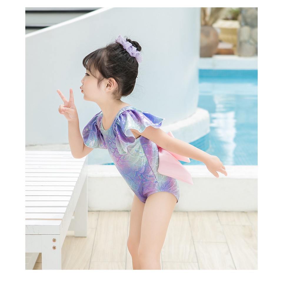 Đồ Bơi Bé Gái/ Bikini Bé Gái 1 Mảnh Họa Tiết Siêu Sang Chảnh Mã BG - 14