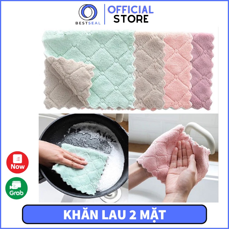 Khăn Lau Mẫu Mới Siêu Thấm Hút Mềm Mịn Vải Không Xù, Khăn Lau 2 Mặt Đa Năng Siêu Thấm Nước