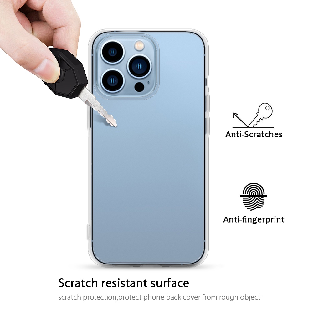Ultra Ốp Điện Thoại Silicon TPU Mềm Trong Suốt Siêu Mỏng Cho iPhone 14 13 12 11 Pro Max Mini XS X XR 8 7 SE 6 6S Plus 5 5S