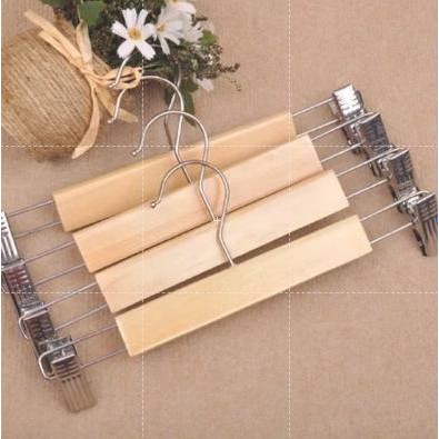 Bộ 50 Móc Kẹp Quần Gỗ Vàng Trẻ Em 25cm