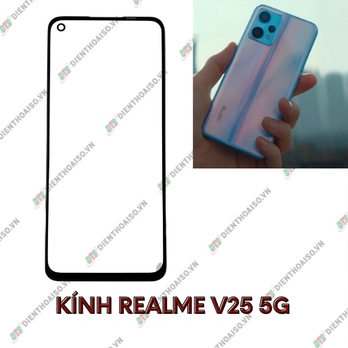 Kính realme v25 5g (kính ép)