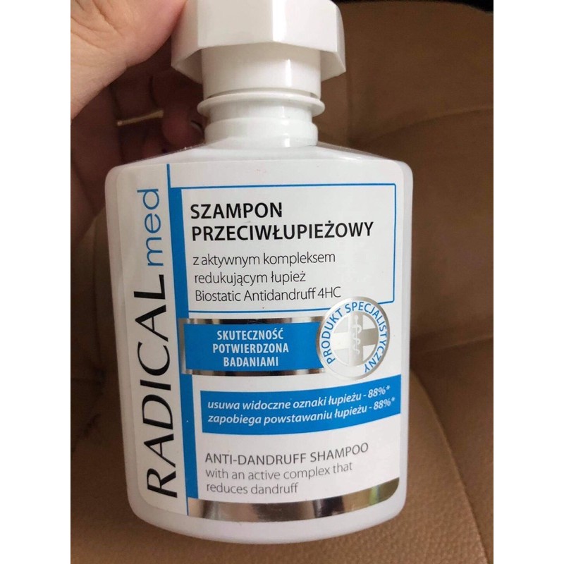 Dầu gội đầu dành cho tóc gàu và nấm Radical Med 300ml