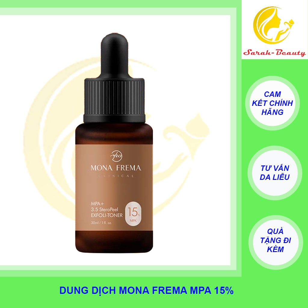 [CHÍNH HÃNG]DUNG DỊCH MONA FREMA MPA MANDELIC + PYRUVIC ACID 15% 30ml