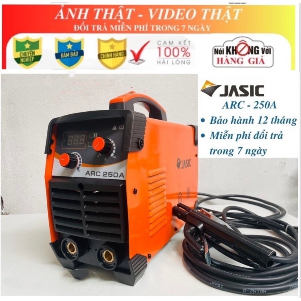 Máy hàn que, mig, thiếc, điện, điện tử, cầm tay JASIC 200E ARC 250A, gia đình, nhà xưởng - dienmayductung