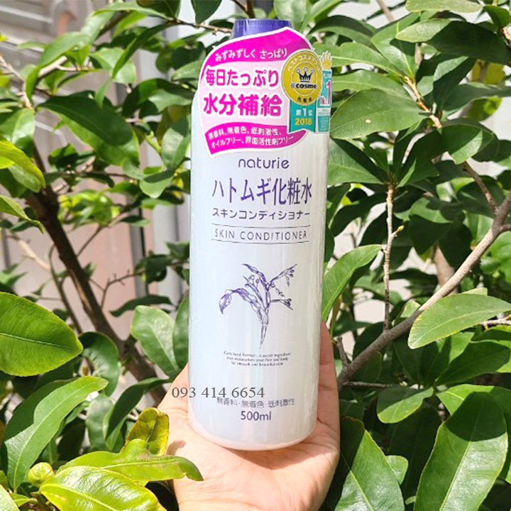 Nước Hoa Hồng Naturie Hatomugi Skin Conditioner 500ml [CHÍNH HÃNG]