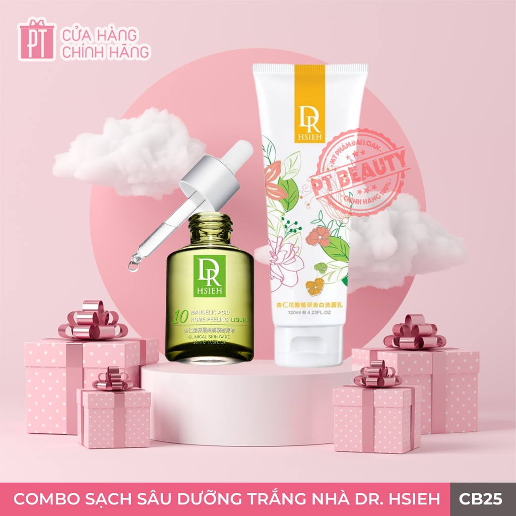 Combo Dưỡng Trắng Sạch Sâu Nhà Dr. Hsieh