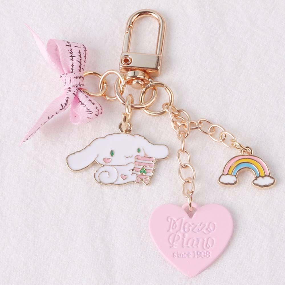 Móc khóa phối hình chú chó Cinnamon dễ thương