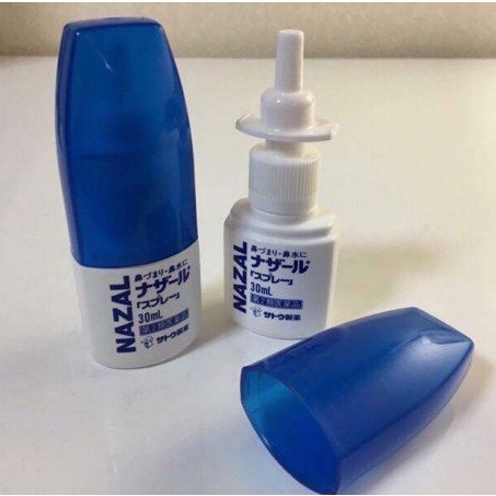 Xịt xoang mũi ngạt mũi Nazal Sato 30ml nội địa Nhật Bản