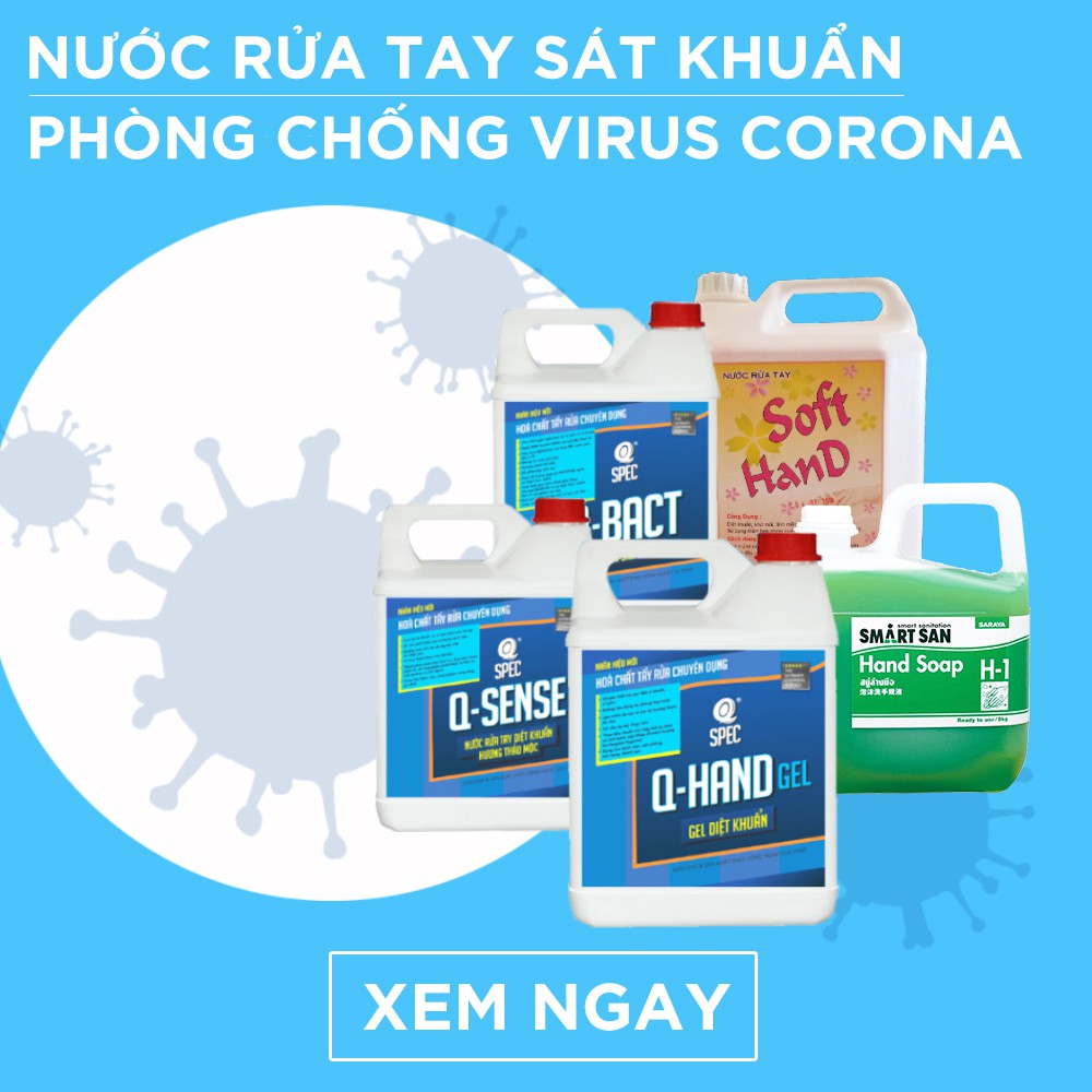 Gel rửa tay diệt khuẩn không dùng nước AVCO Q-Hand Gel 4L
