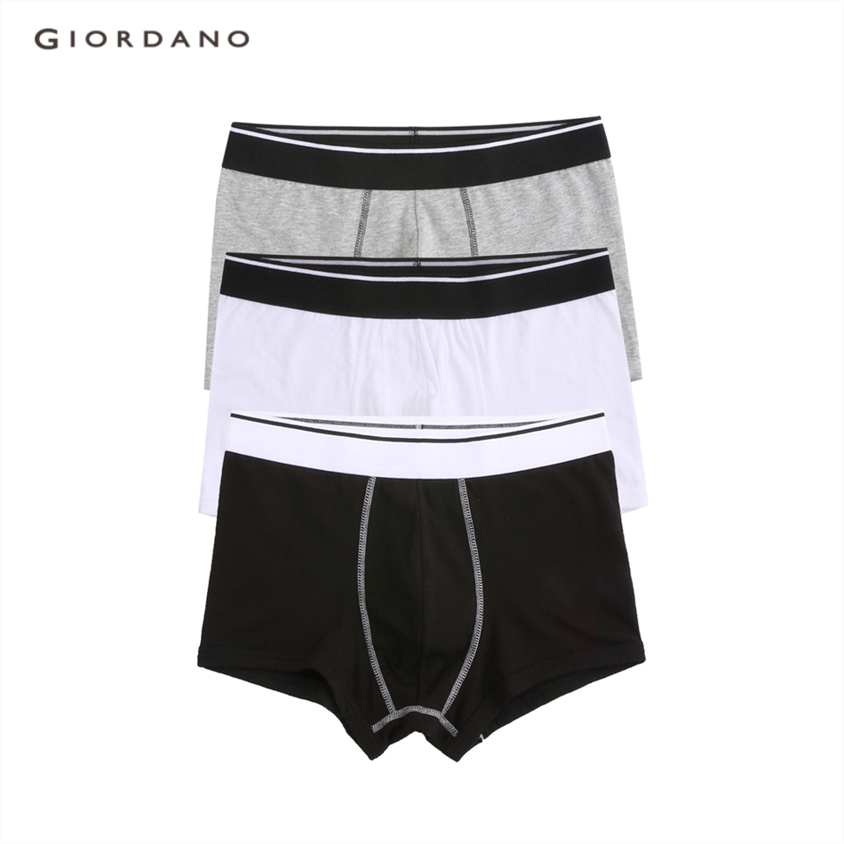 Bộ 3 Quần Lót GIORDANO Thoải Mái Cho Nam 01176006