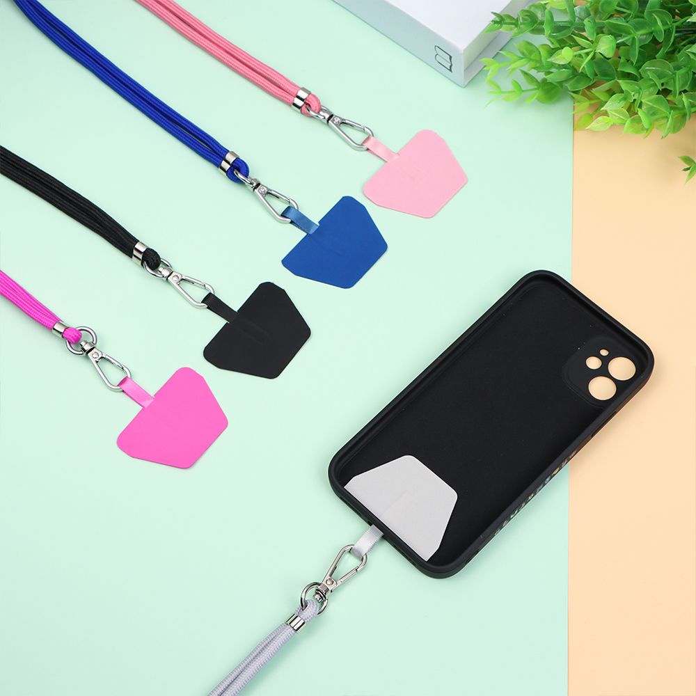 MAYSHOW Universal Patch Anti-lost Neck Cord Phone Lanyard Crossbody Detachable Case Straps Phone Safety Tether Adjustable Keychain Chain Nylon Strap/Multicolor