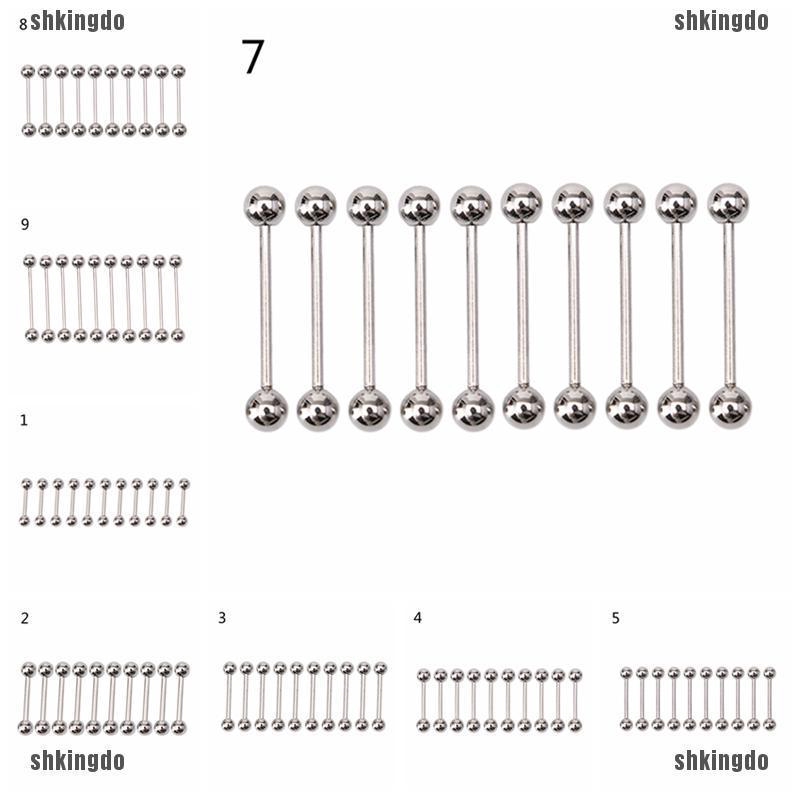Khuyên cơ thể mạ bạc bằng thép không gỉ cá tính