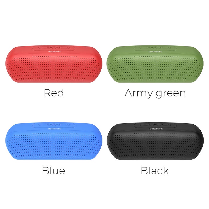 Loa Bluetooth Mini Borofone BR11 (Màu đen) - Kèm dây sạc và dây Jack cắm nghe trực tiếp