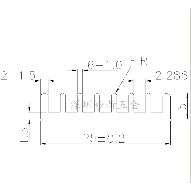 Bộ 3 Khối Tản Nhiệt Bằng Nhôm Màu Đen 50 * 25 * 5mm Chất Lượng Cao 9833