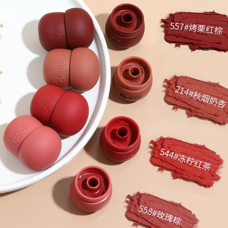 Son Kem Lì Hình Nấm NOVO Lip Mud 5622