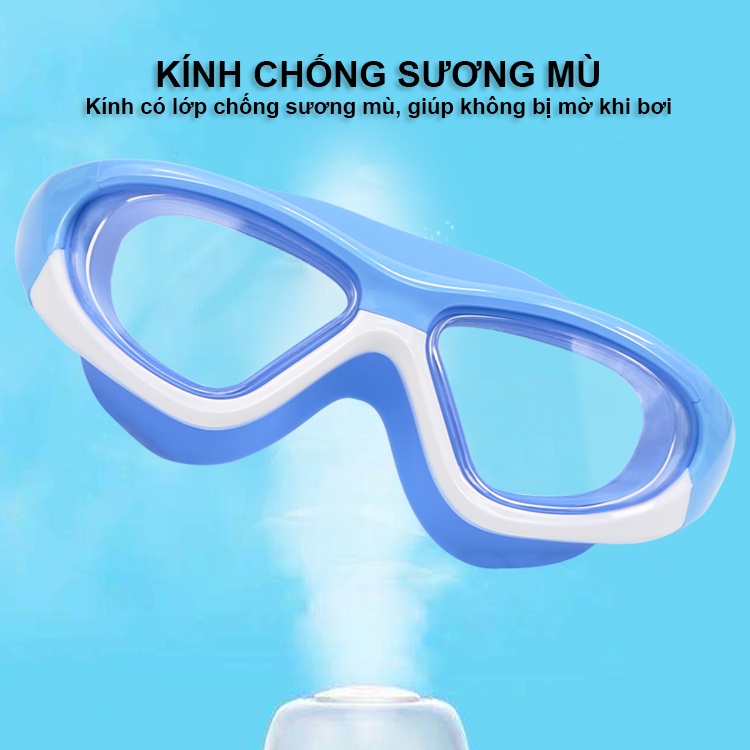 Kính bơi cho bé chống sương mù, chống tia UV cho bé bơi lội an toàn (từ 3 - 16 tuổi) - Lado Shop