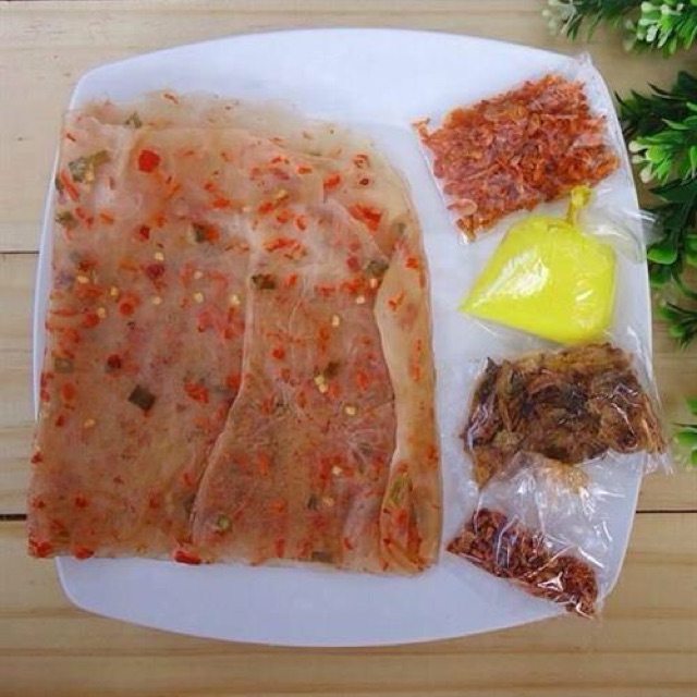 Combo sỉ 10 bịch bánh tráng dẻo tôm