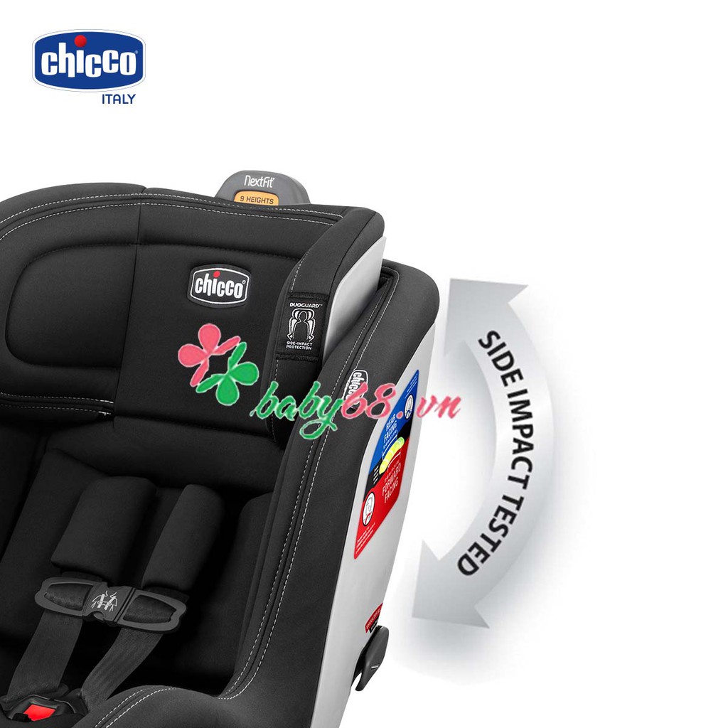 Ghế ngồi ô tô Chicco NextFit Sport ghi mercury