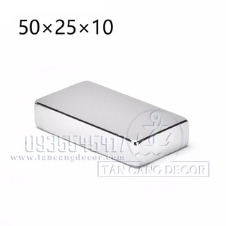 Nam Châm thanh 50 x 25 x 10 mm - A070019