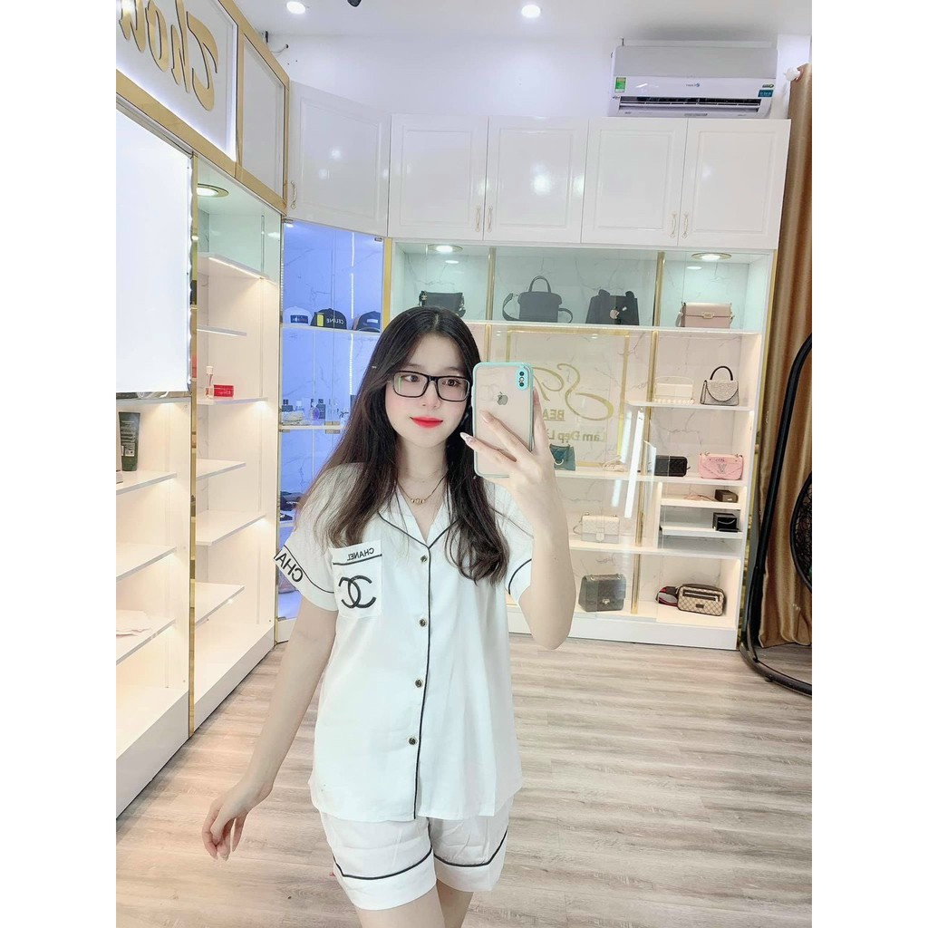 Đồ Bộ Pijama - Bộ Ngủ Lụa Họa Tiết Sang Chảnh [FREE SHIP]