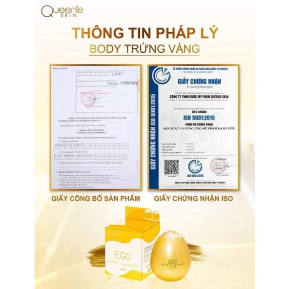 Body Trứng Vàng EGG Chính Hãng