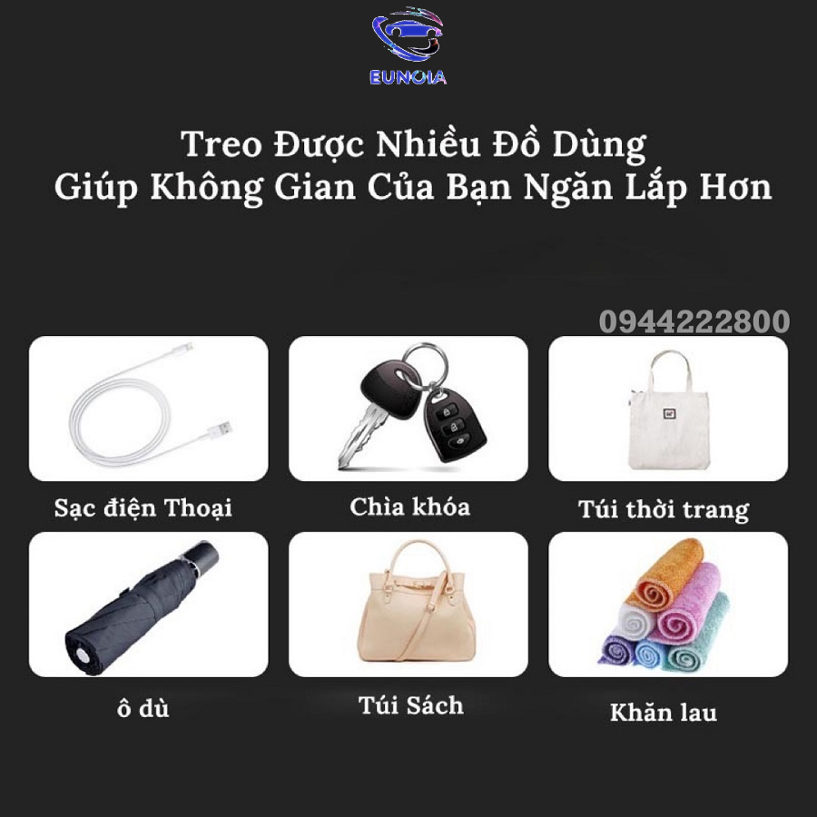 Móc Treo Đồ Mini - Đa NăngTrên Xe Hơi Gắn icon Hoạt Hình Dễ Thương