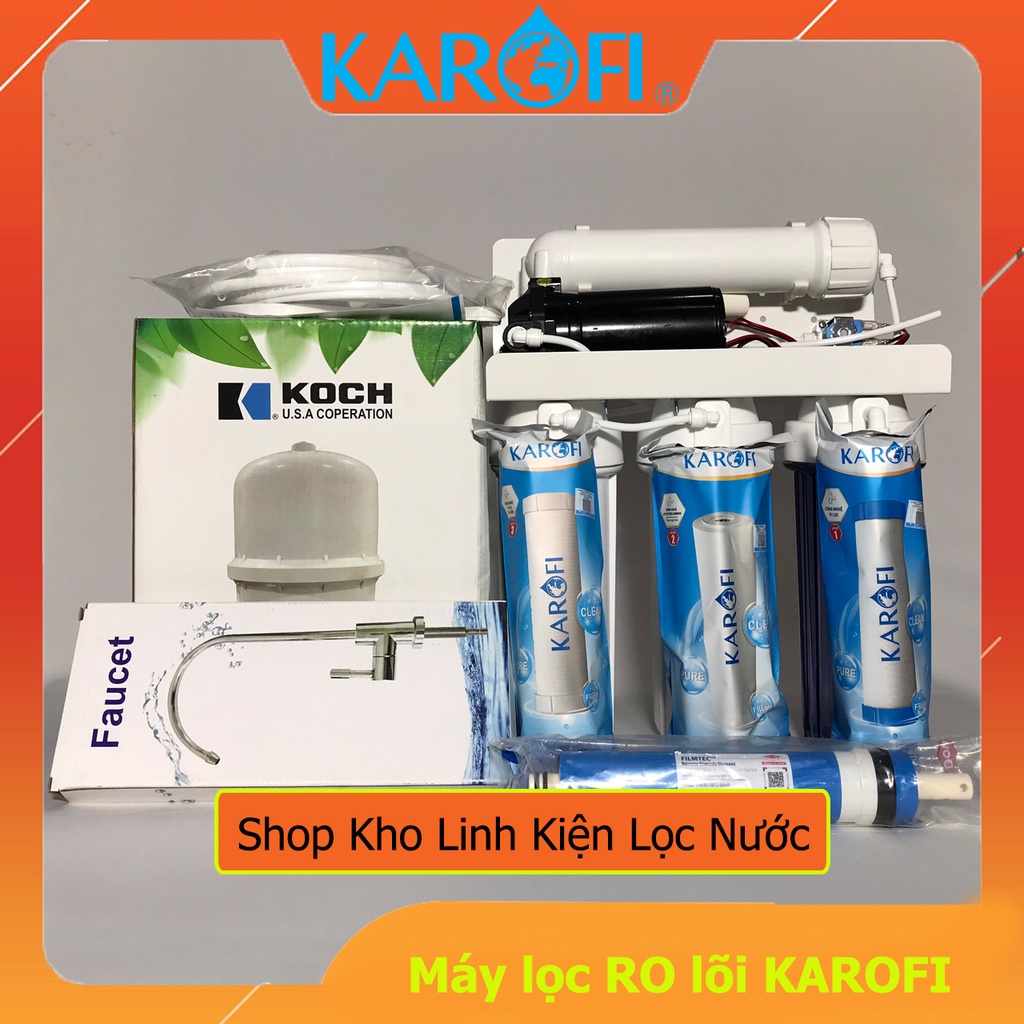 Máy Lọc Nước RO lõi Karofi 8-10 Cấp Lọc UV